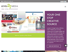 Tablet Screenshot of level27media.com